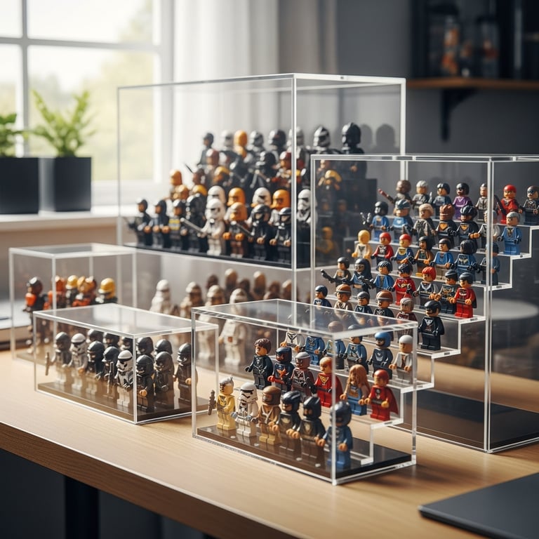 Essential Acrylic Display Cases for Collectible LEGO Minifigures
