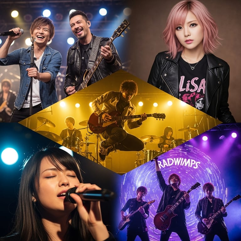 Top J-Rock and J-Pop Artists Behind Iconic Anime Theme Songs