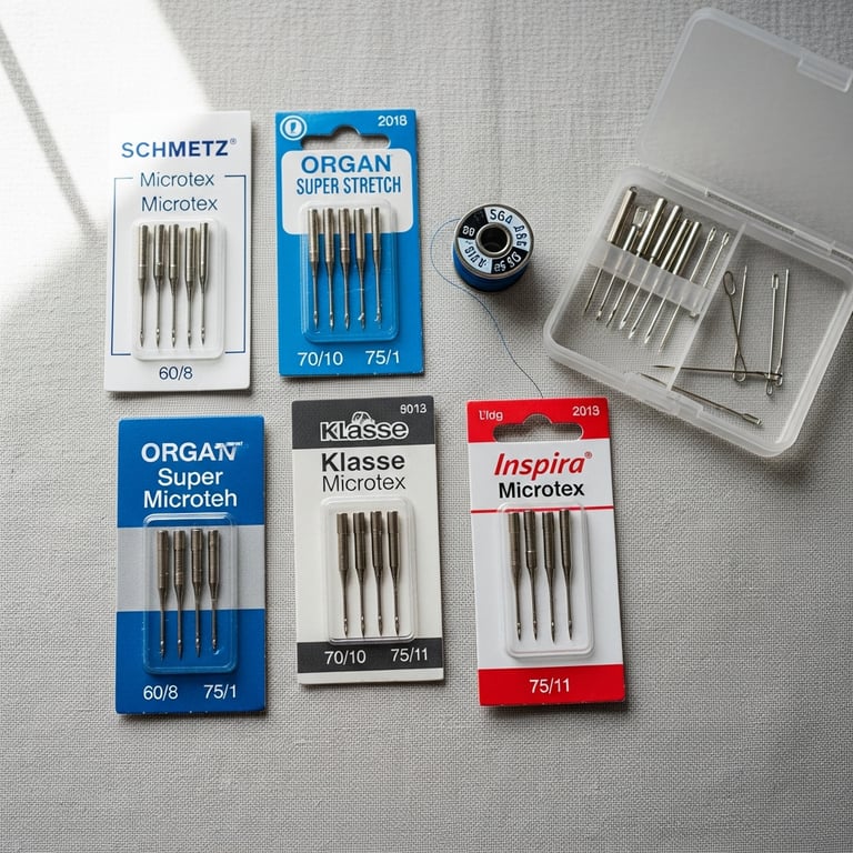 Top Brands of Specialty Sewing Machine Needles for Fine Fabrics