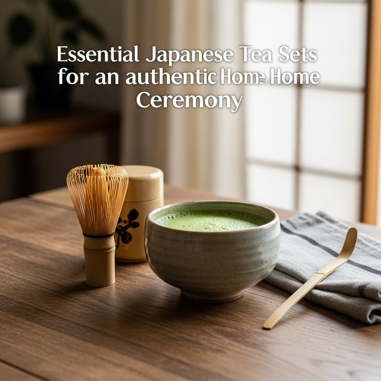 Essential Japanese Matcha Tea Sets for an Authentic Home Ceremony