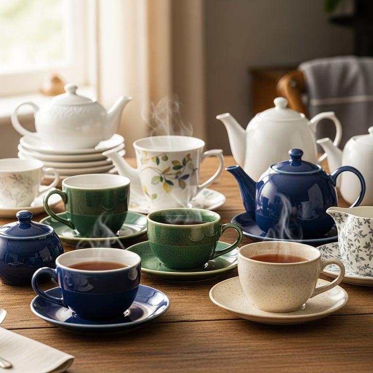 Top Porcelain and Ceramic Tea Sets for Everyday Durability