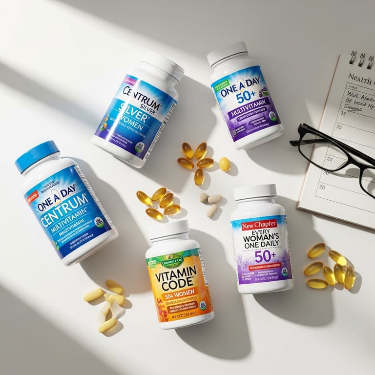 Top Multivitamin Brands for Women Over 50 to Support Healthy Aging