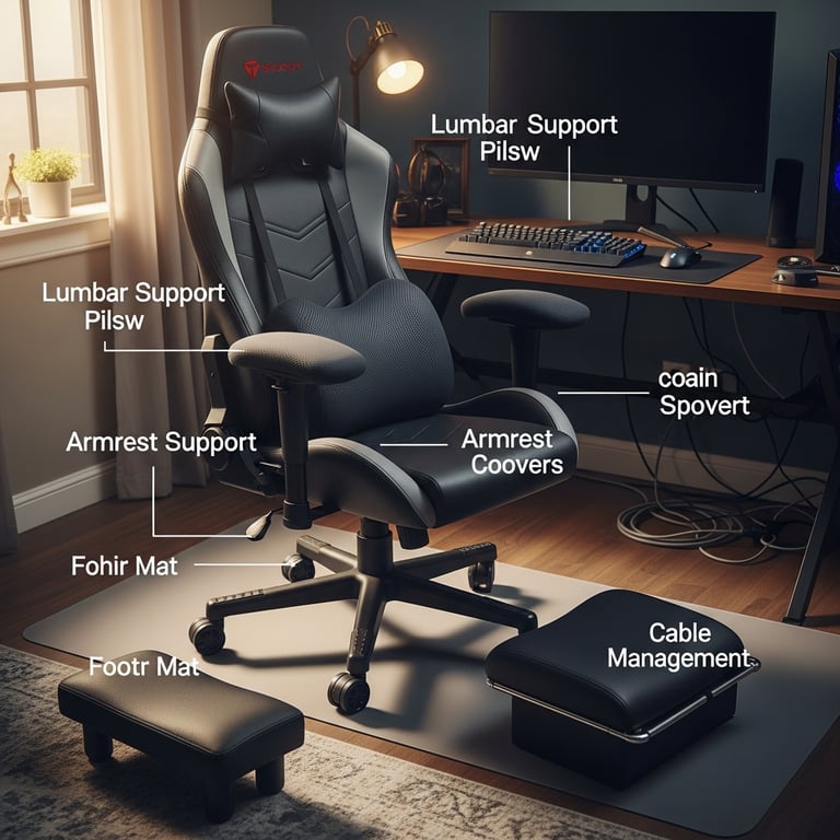 Must-Have Gaming Chair Accessories for Enhanced Comfort and Protection