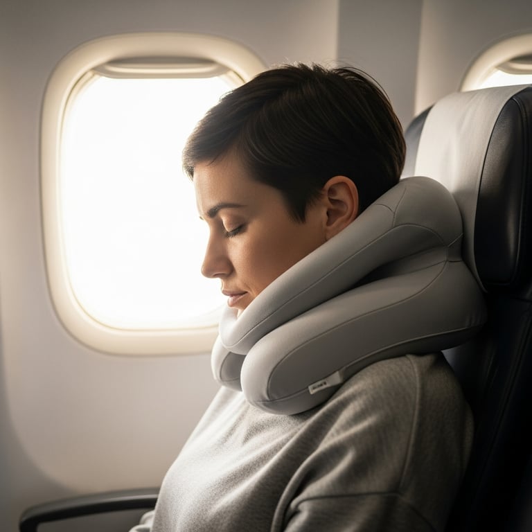Innovative Travel Pillows for Chin and Forward-Slouch Support