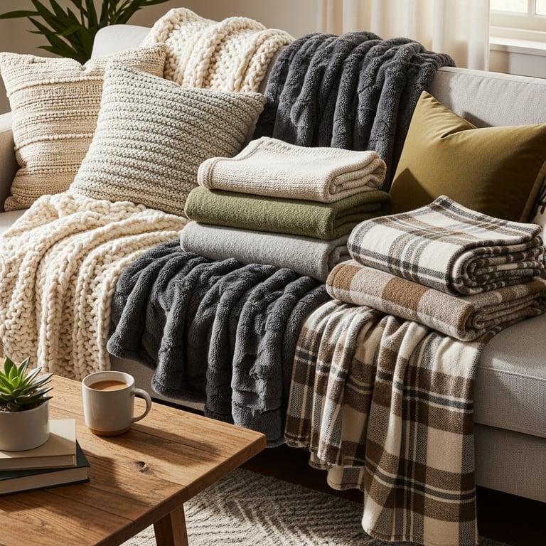 Coziest Throw Blankets to Complement Your Living Room Ambiance