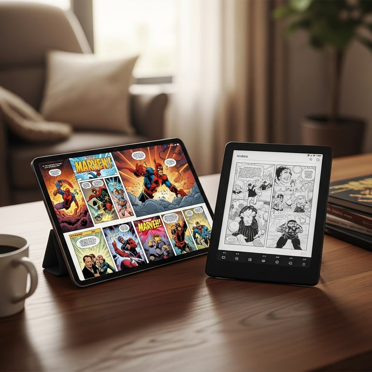 Top Tablets & E-Readers for an Immersive Digital Comic Book Experience
