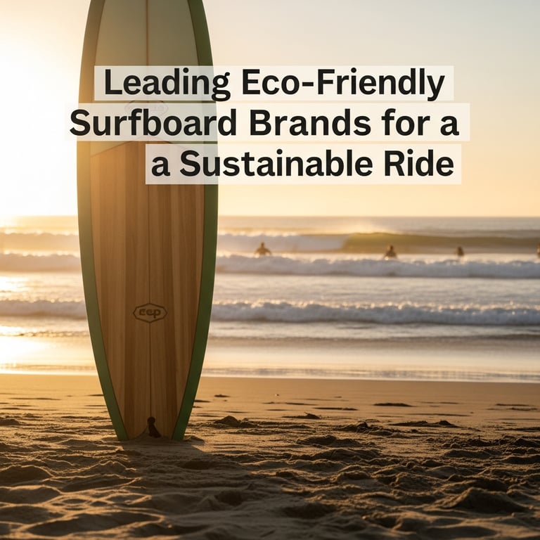 Leading Eco-Friendly Surfboard Brands for a Sustainable Ride
