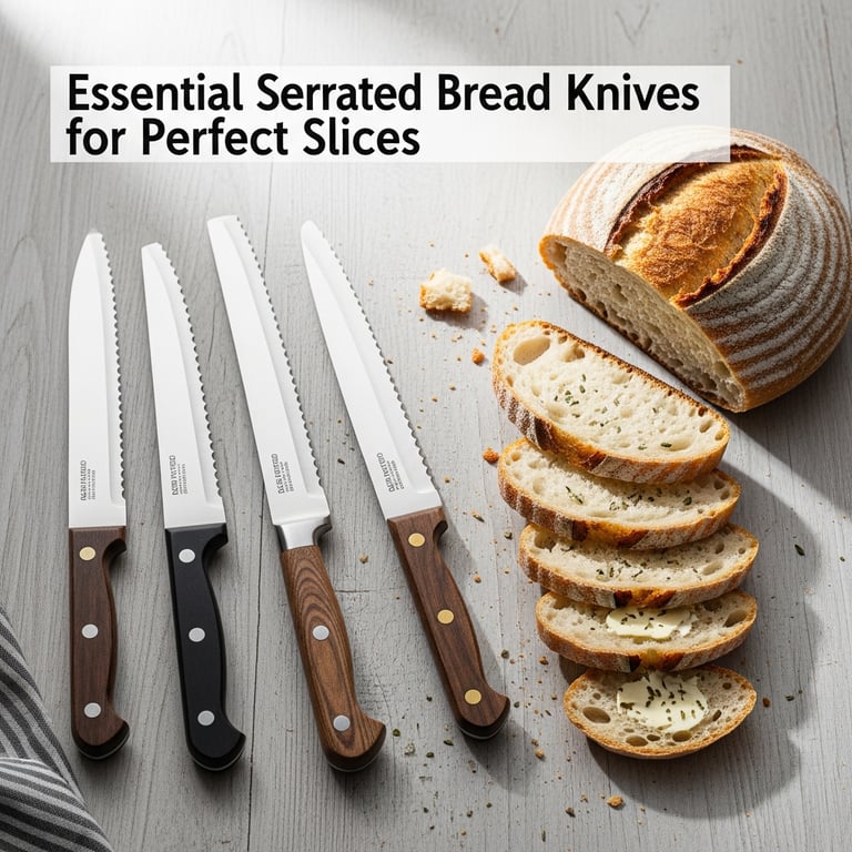 Essential Serrated Bread Knives for Perfect Slices