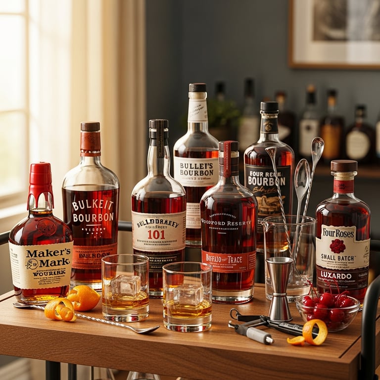Top Bourbon Whiskeys for Beginners to Build a Home Bar