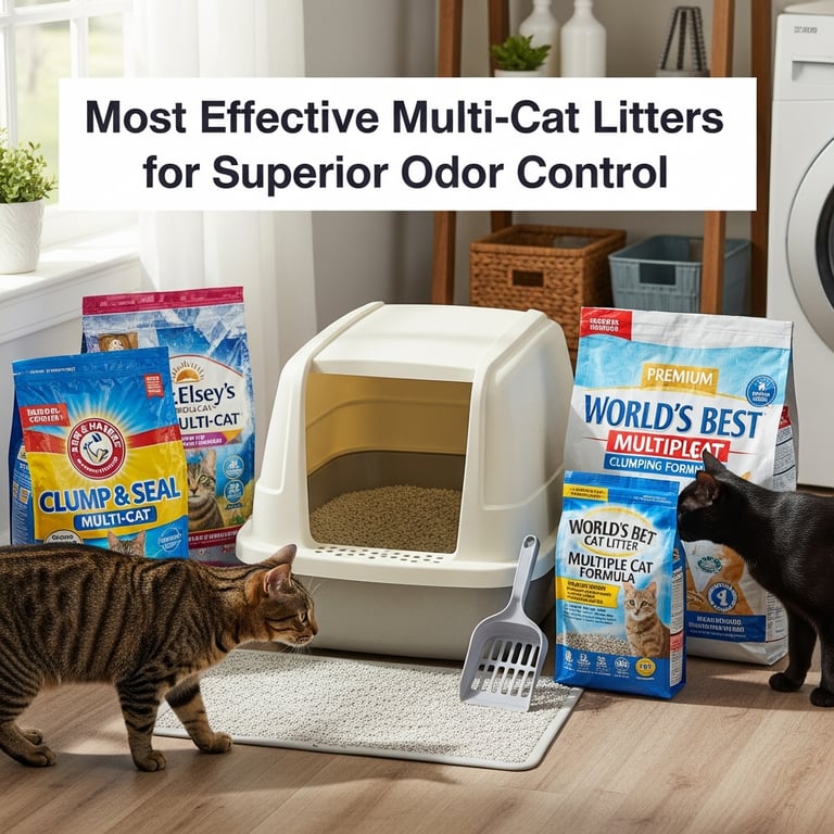 Most Effective Multi-Cat Litters for Superior Odor Control
