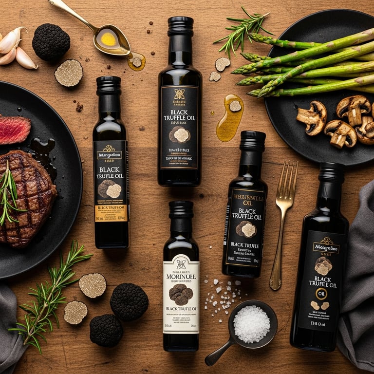 Best Black Truffle Oils for Elevating Robust Meat & Vegetable Dishes