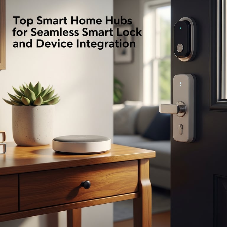 Top Smart Home Hubs for Seamless Smart Lock and Device Integration
