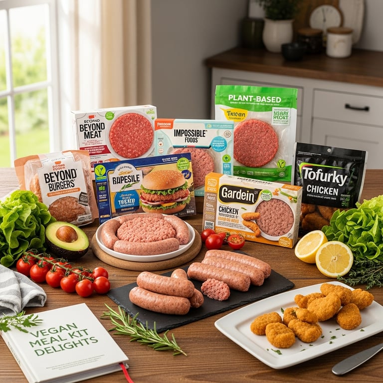 Best Brands of Plant-Based Meat Alternatives Featured in Vegan Meal Kits
