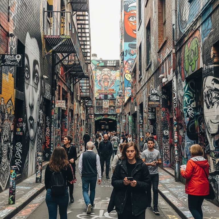 Top Street Art Spots in Melbourne