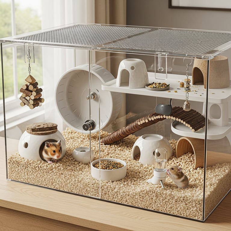 Best Spacious Hamster Cages for Syrian and Dwarf Breeds