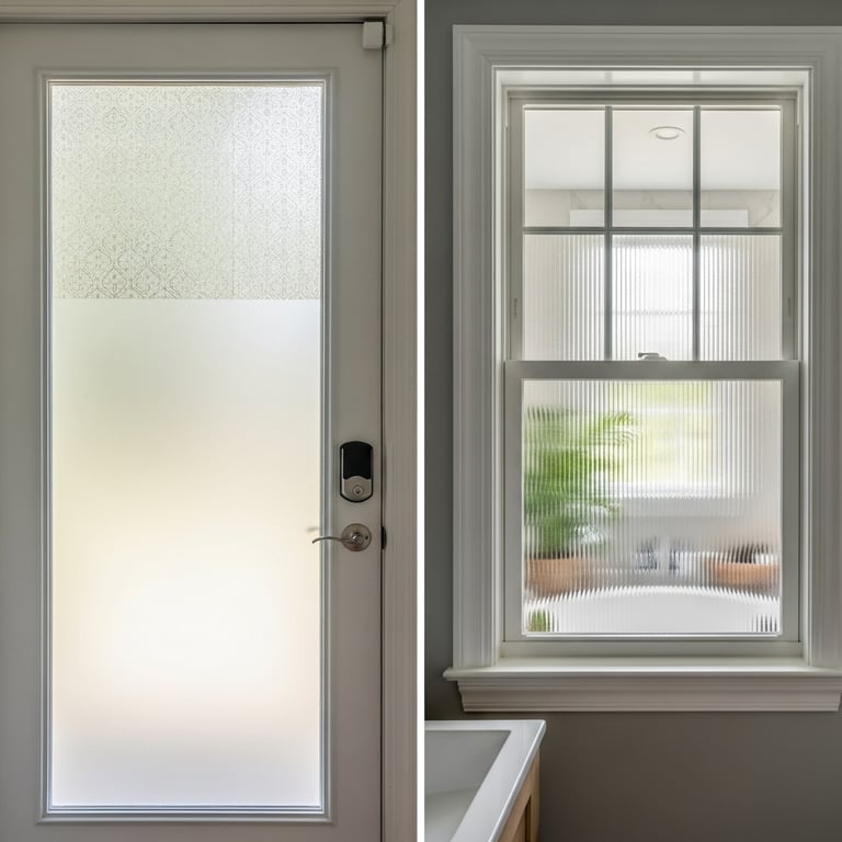Best Privacy Window Films for Enhancing Bathroom and Front Door Seclusion