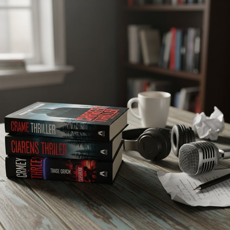 Fiction Thriller Novels Inspired by True Crime Podcasts