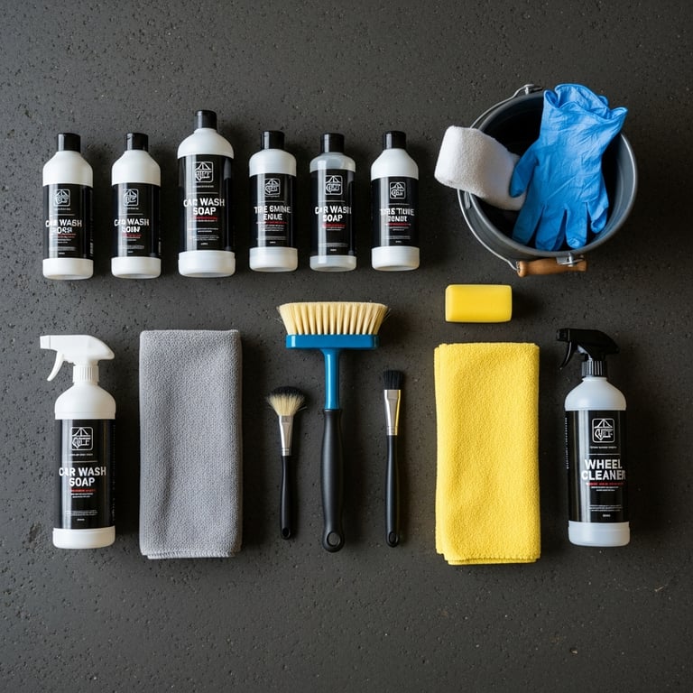 Essential Car Cleaning Kits for Maintaining Wheels and All-Season Tires