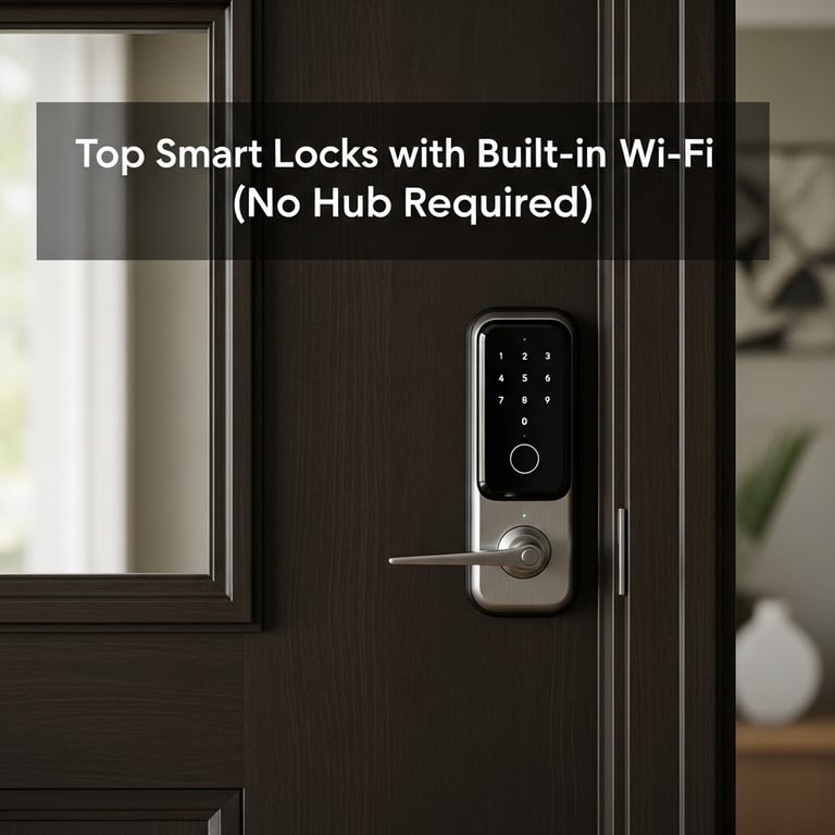 Top Smart Locks with Built-in Wi-Fi (No Hub Required)