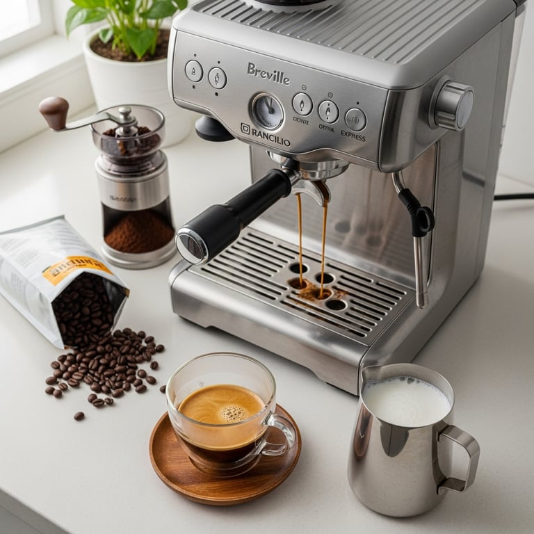 Top Home Espresso Machines for Crafting Healthier Caffeinated Beverages