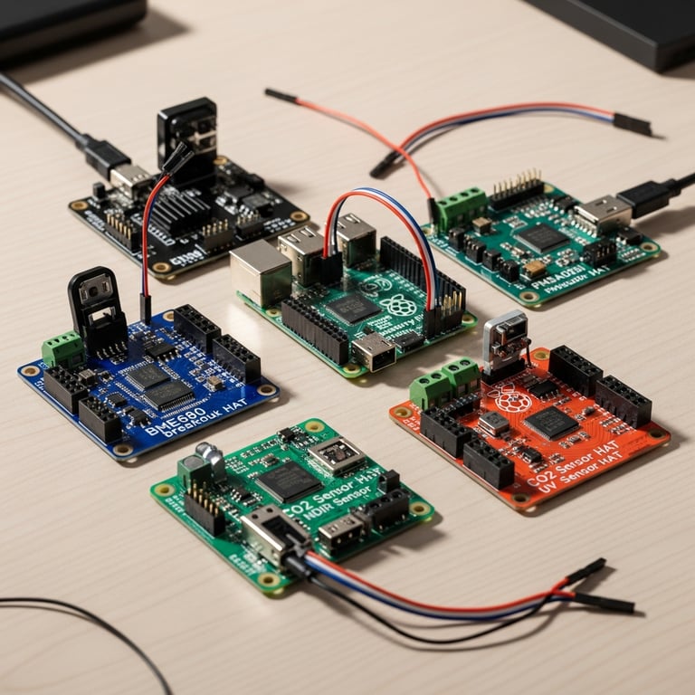 Top Environmental Monitoring HATs for Raspberry Pi Home Automation Projects