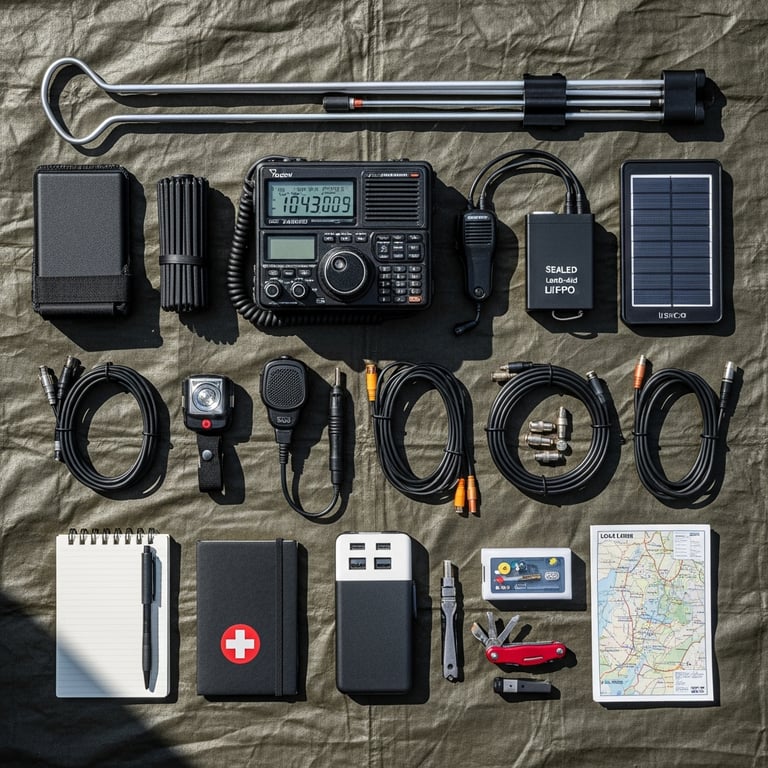 Essential Ham Radio Accessories for a Go-Bag Setup