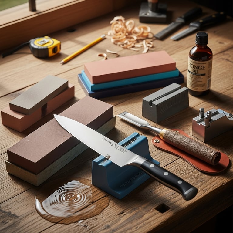 Best Sharpening Stones & Guides for Kitchen and Woodworking Knives