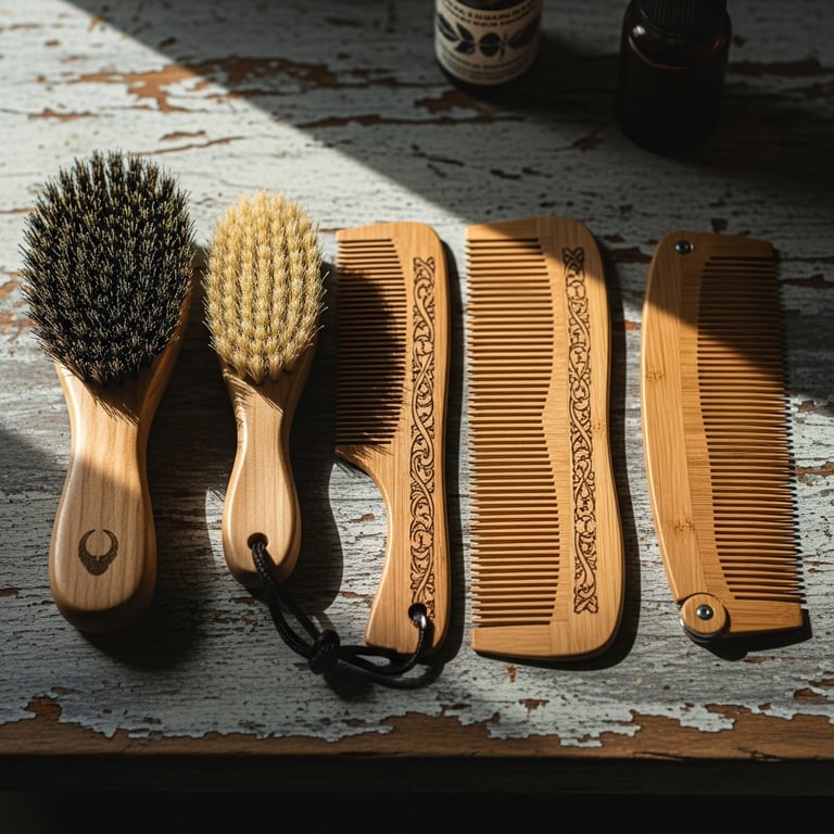Essential Beard Grooming Brushes and Combs for Different Beard Lengths