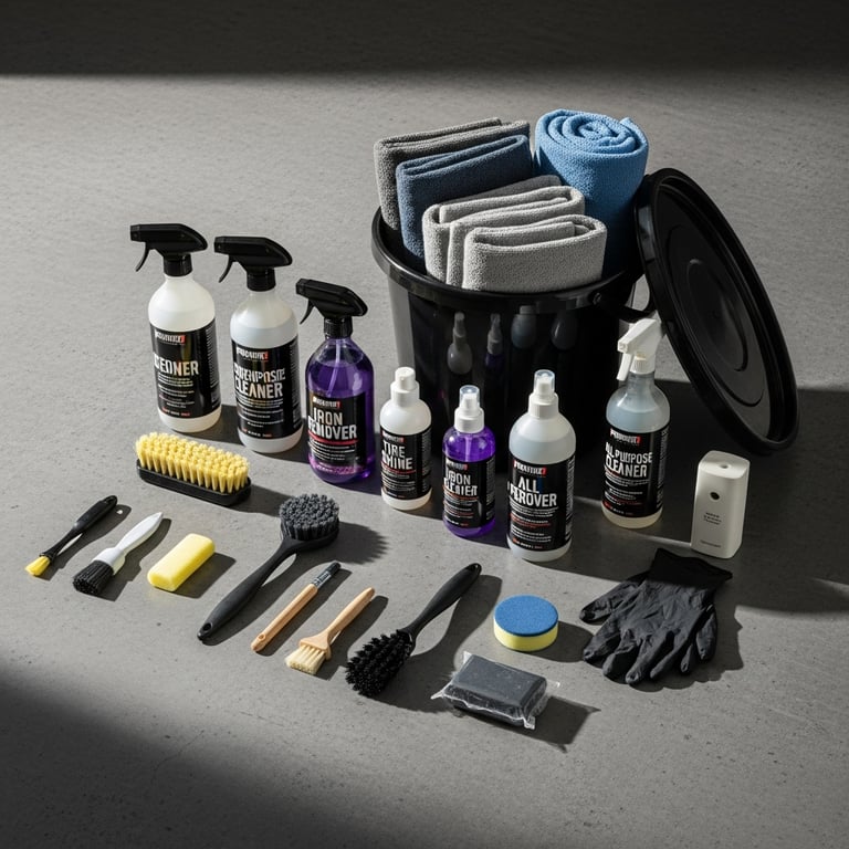Essential Wheel & Tire Care Kits for a Showroom Shine