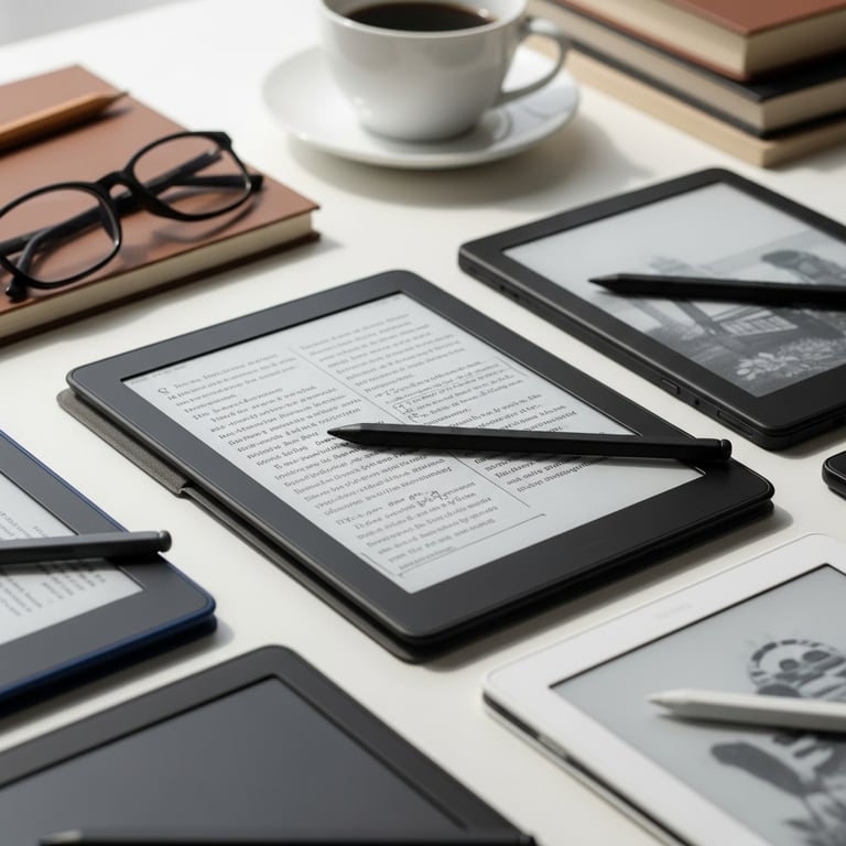 E-Readers with Stylus Support for Notes and Annotation