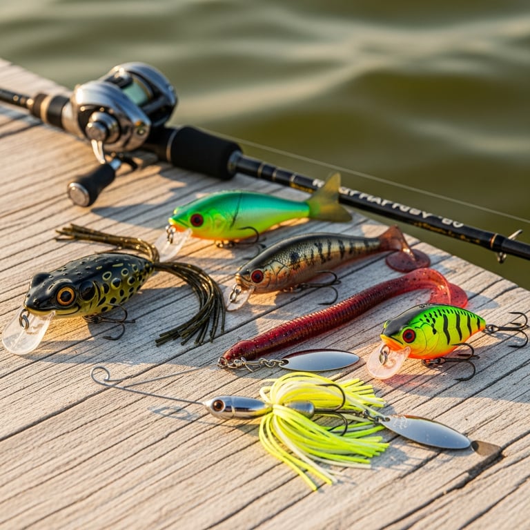 Essential Bass Fishing Lures for Summer in Texas Waters