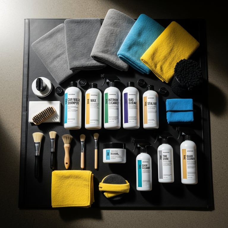 Top Professional Detailing Product Kits for Luxury Car Care