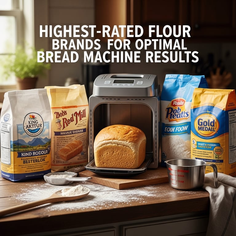 Highest-Rated Flour Brands for Optimal Bread Machine Results