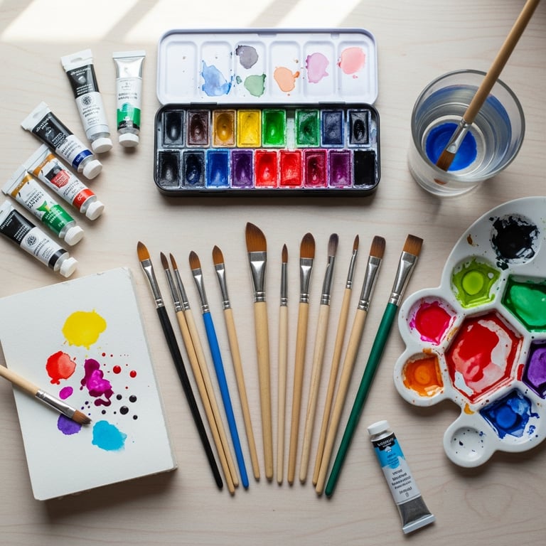 Essential Watercolor Brush Sets for Beginners and Beyond