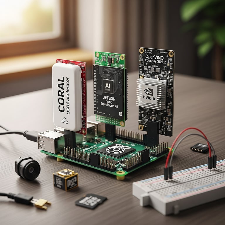 Essential Processing Accelerator HATs for Raspberry Pi 5 Edge Computing Projects