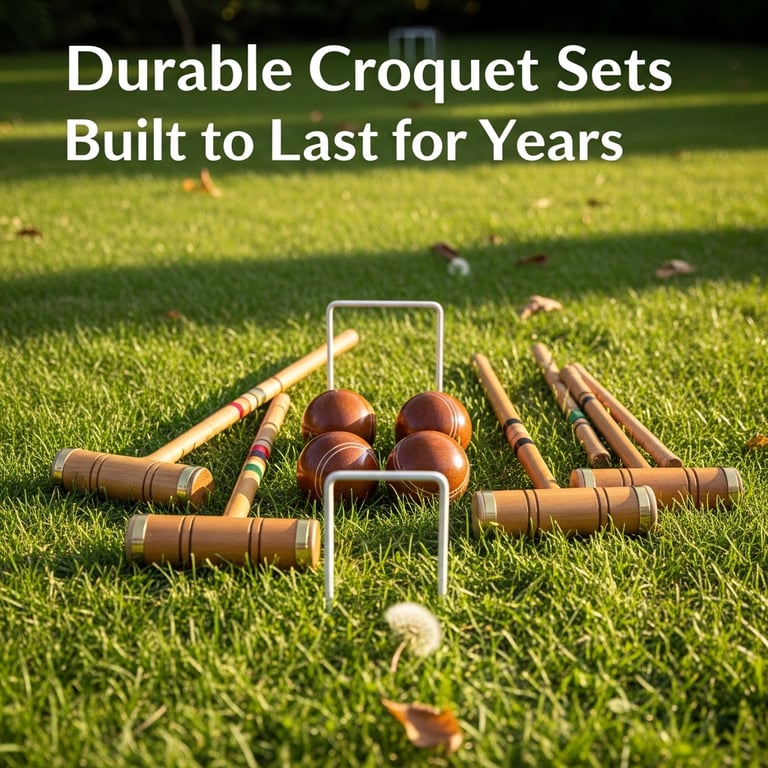 Durable Croquet Sets Built to Last for Years