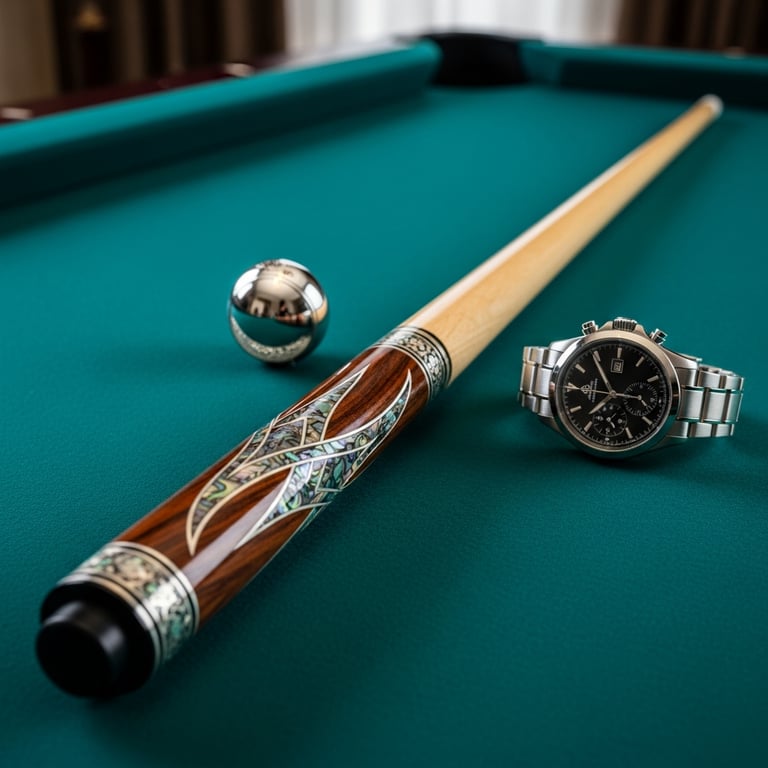 Most Exquisite Custom Billiard Cues for Collectors