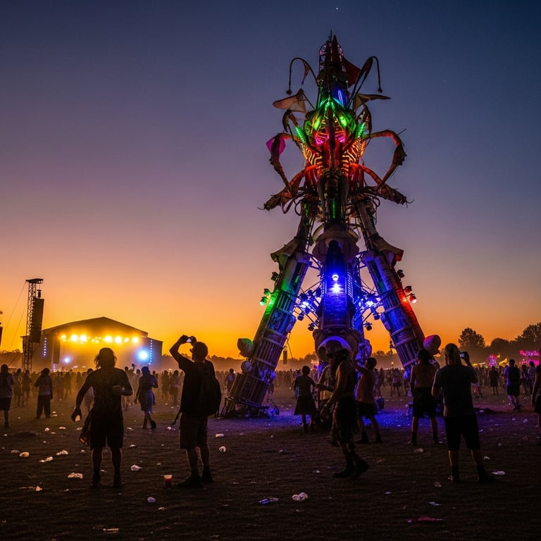 Top Music Festivals Worldwide Known for Immersive Art Installations