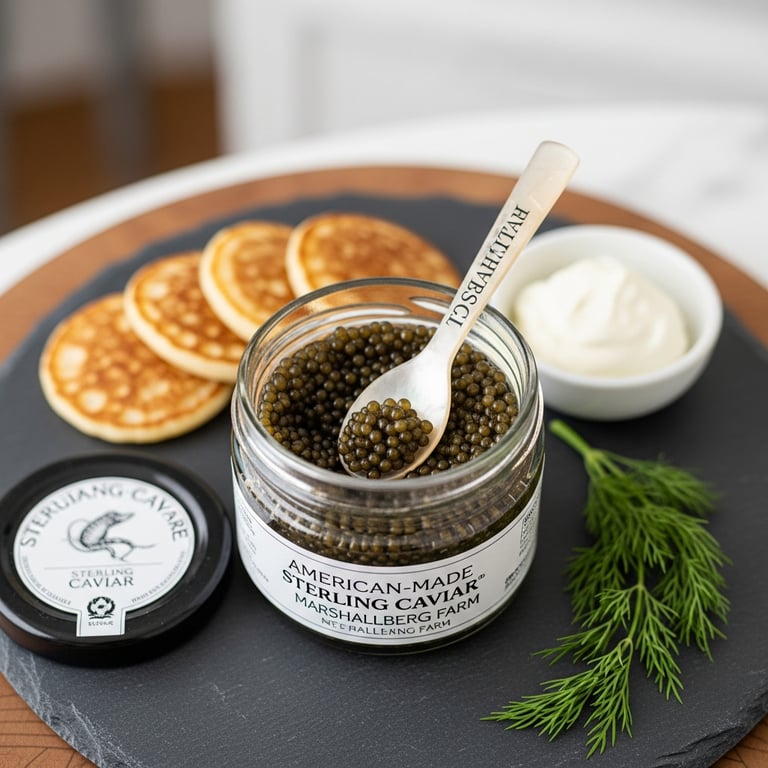 Highly-Rated American-Made Sustainable Caviar Brands
