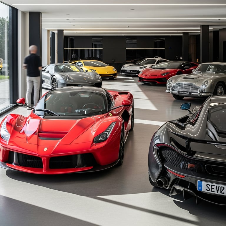 F1 Drivers with the Most Impressive Luxury Car Collections
