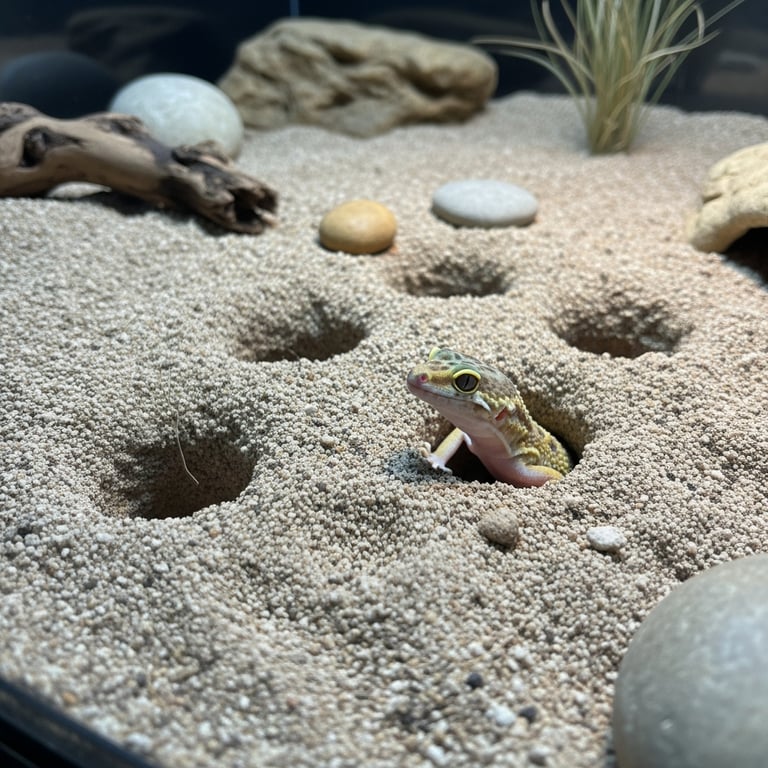 Most Effective Substrates for Burrowing Desert Reptiles