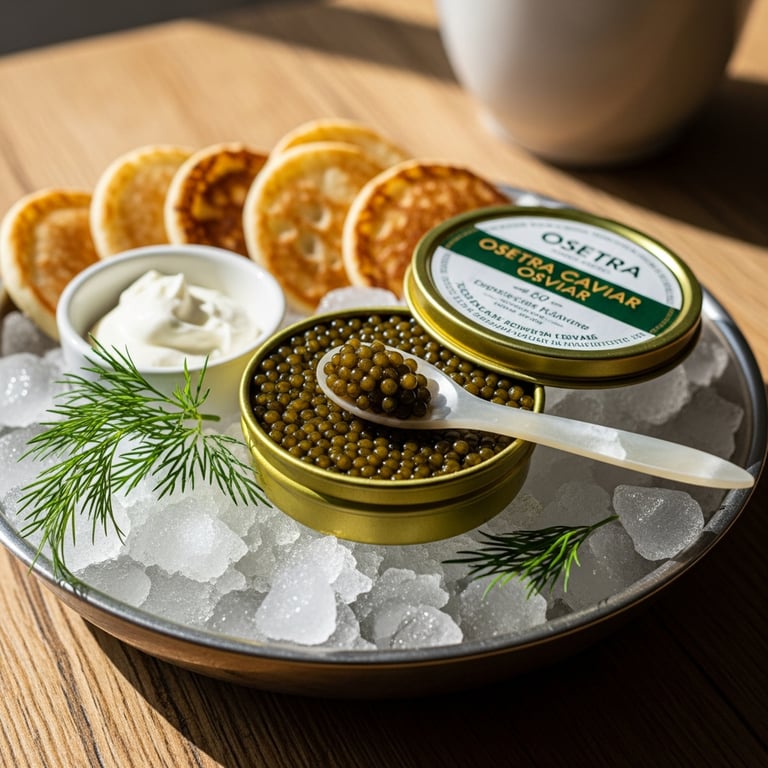 Top Osetra Caviar Brands to Experience Nutty, Buttery Flavors