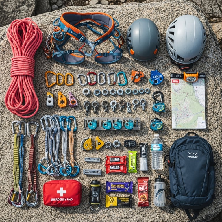 Essential Gear Checklist for Your First Outdoor Multi-Pitch Adventure