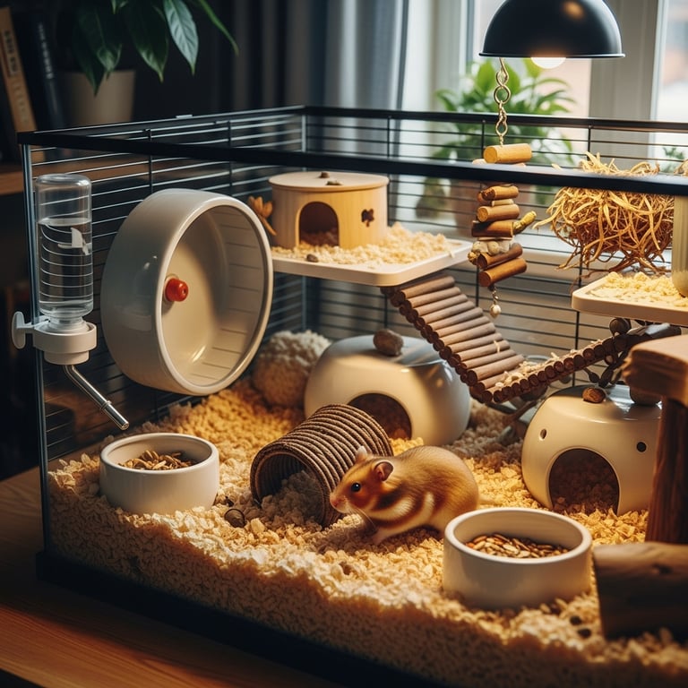 Best Large Hamster Cages for Syrian Hamsters