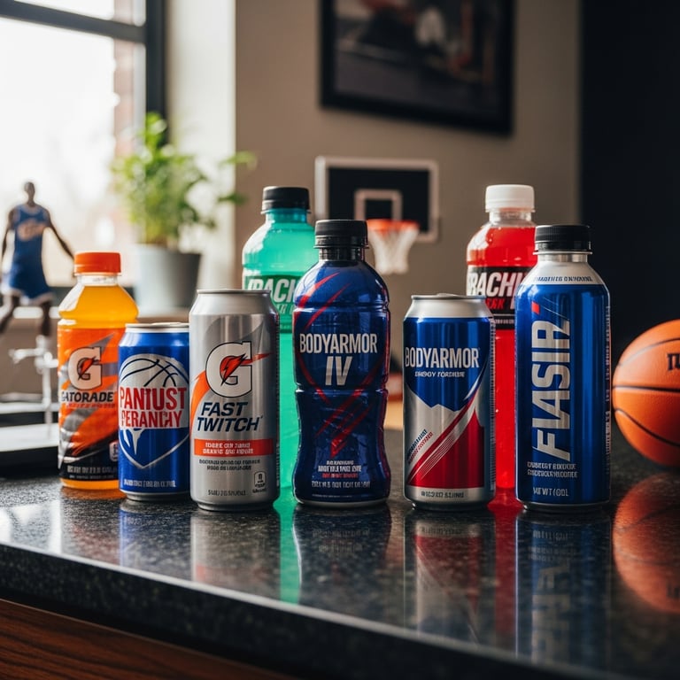 Popular Energy Drink Brands Endorsed by NBA Players