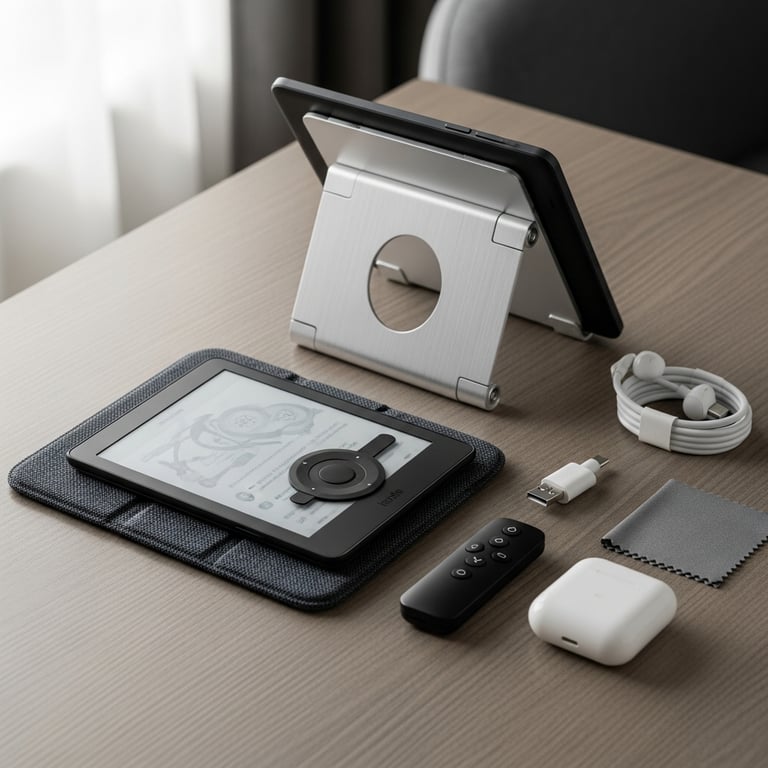 Essential E-Reader Accessories: Cases, Stands, and Page Turners