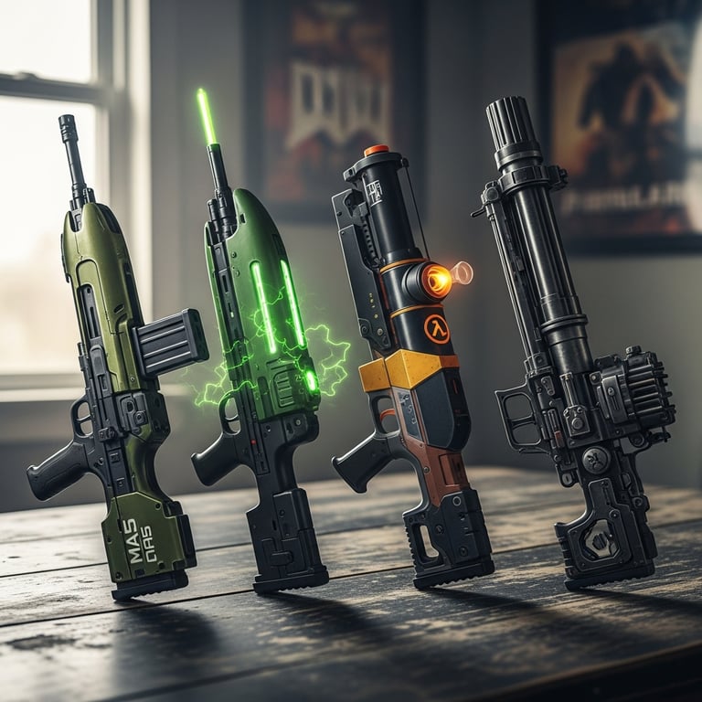 Most Iconic Fictional Weapons in FPS Game History