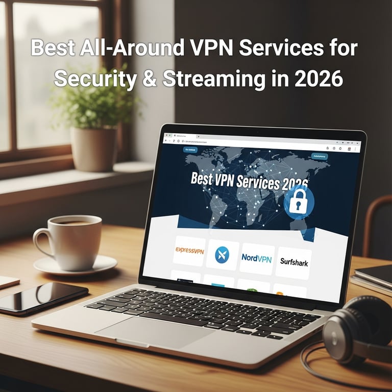 Best All-Around VPN Services for Security & Streaming in 2026