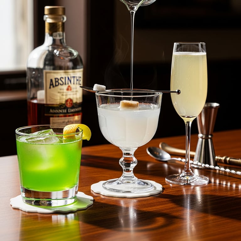 Classic Absinthe Cocktails to Elevate Your Home Bar