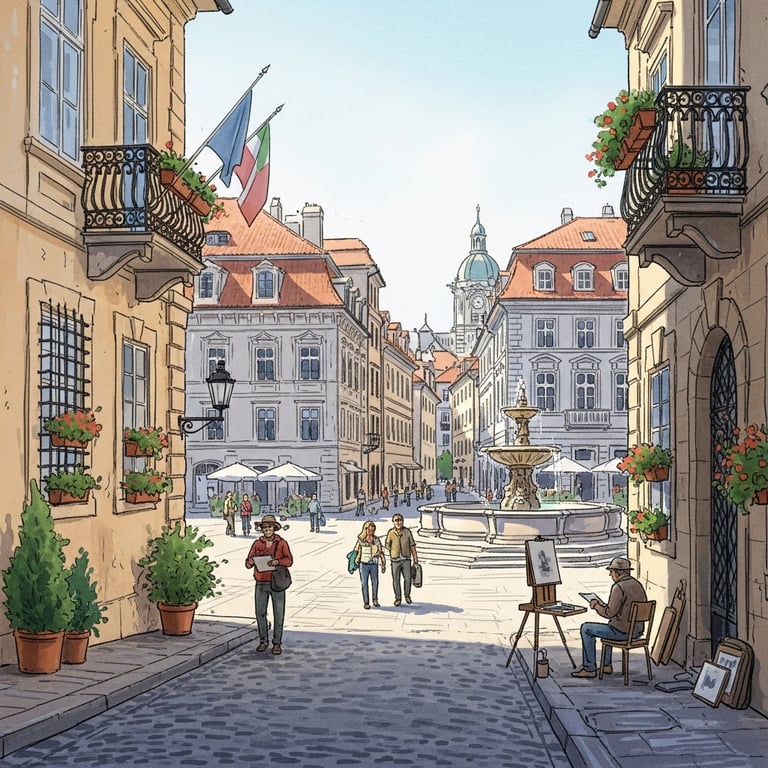 Most Picturesque European Cities for Urban Watercolor Sketching